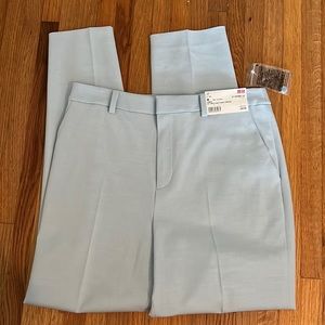 NWT Uniqlo ezy ankle pants 2 way stretch light blue size M